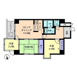 信開トピア駅南の物件間取画像